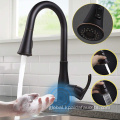 Magnetic Kitchen Faucet Sink Mixer Tap 304 Stainless Steel Magnetic Smart Kitchen Faucet Black Pull Out Spout Manufactory